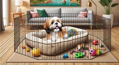 Shih tzu playpen sale